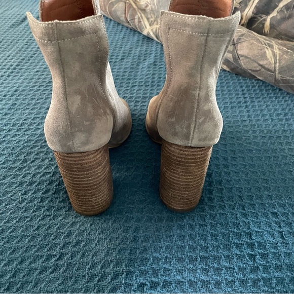 Jeffrey Campbell Suede Open Toe Booties - Picture 8 of 9